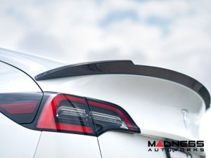 Tesla Model Y Rear Spoiler - Carbon Fiber - Estremo Tesla Model Y Rear Spoiler - Carbon Fiber - Estremo